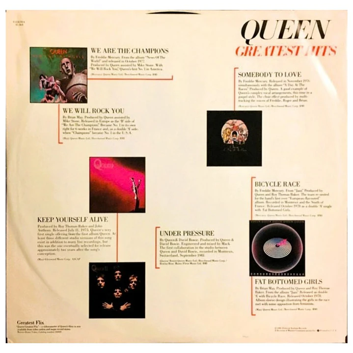 QUEEN - GREATEST HITS / VINILO USADO 3