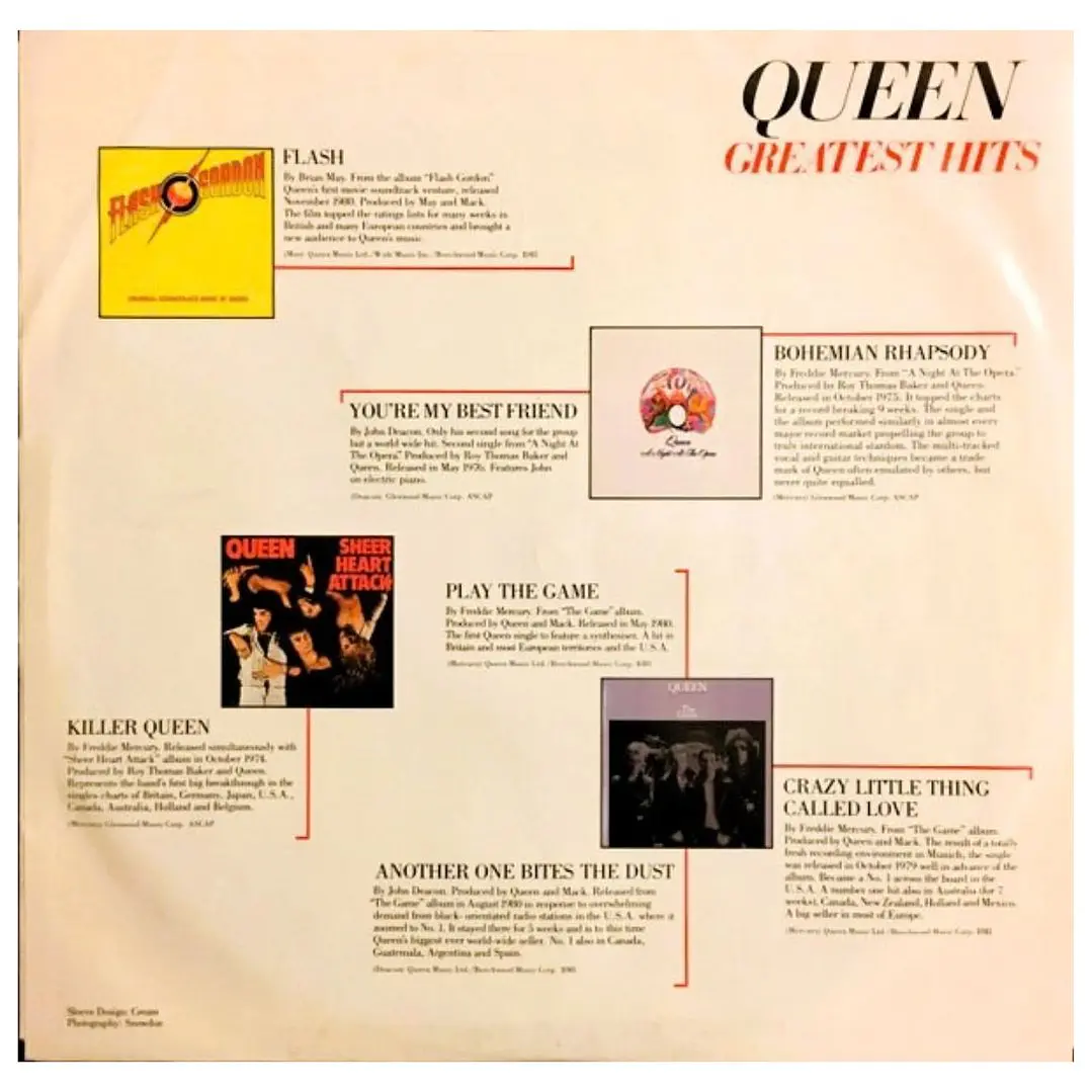 QUEEN - GREATEST HITS / VINILO USADO 4