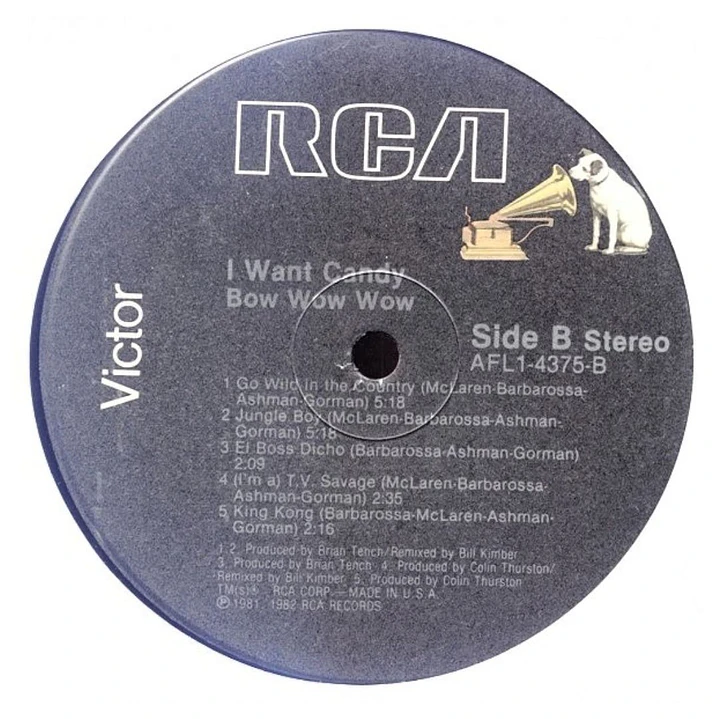 BOW WOW WOW - I WANT CANDY (ALBUM) / VINILO USADO 6