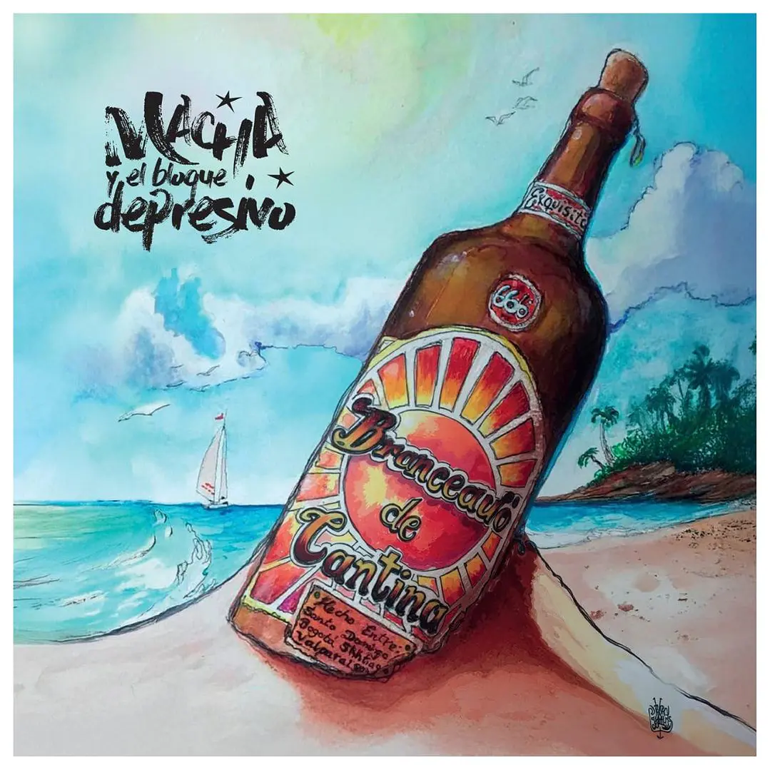 MACHA Y EL BLOQUE DEPRESIVO - BRONCEADO DE CANTINA / VINILO 1