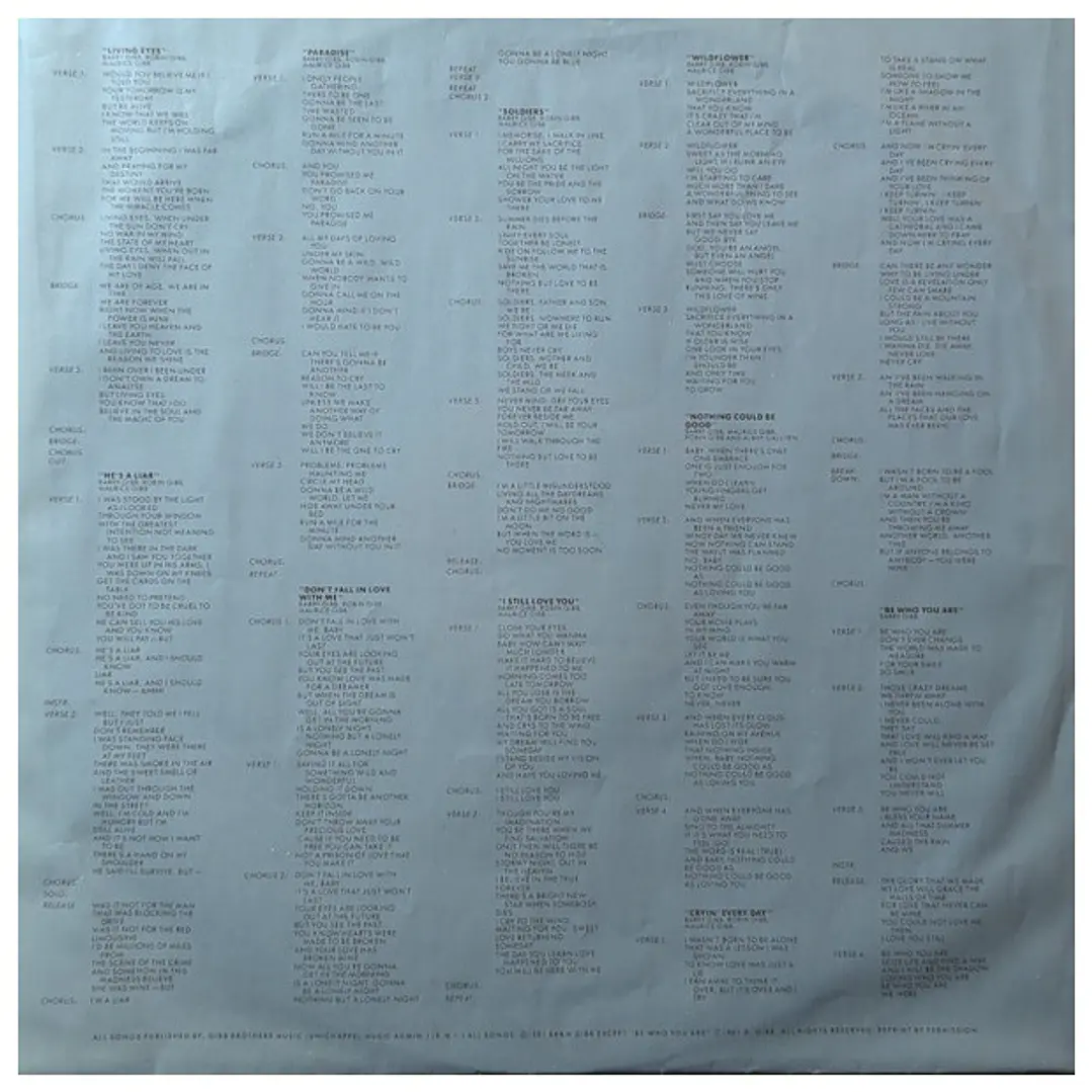 BEE GEES - LIVING EYES (GATEFOLD) / VINILO USADO 4
