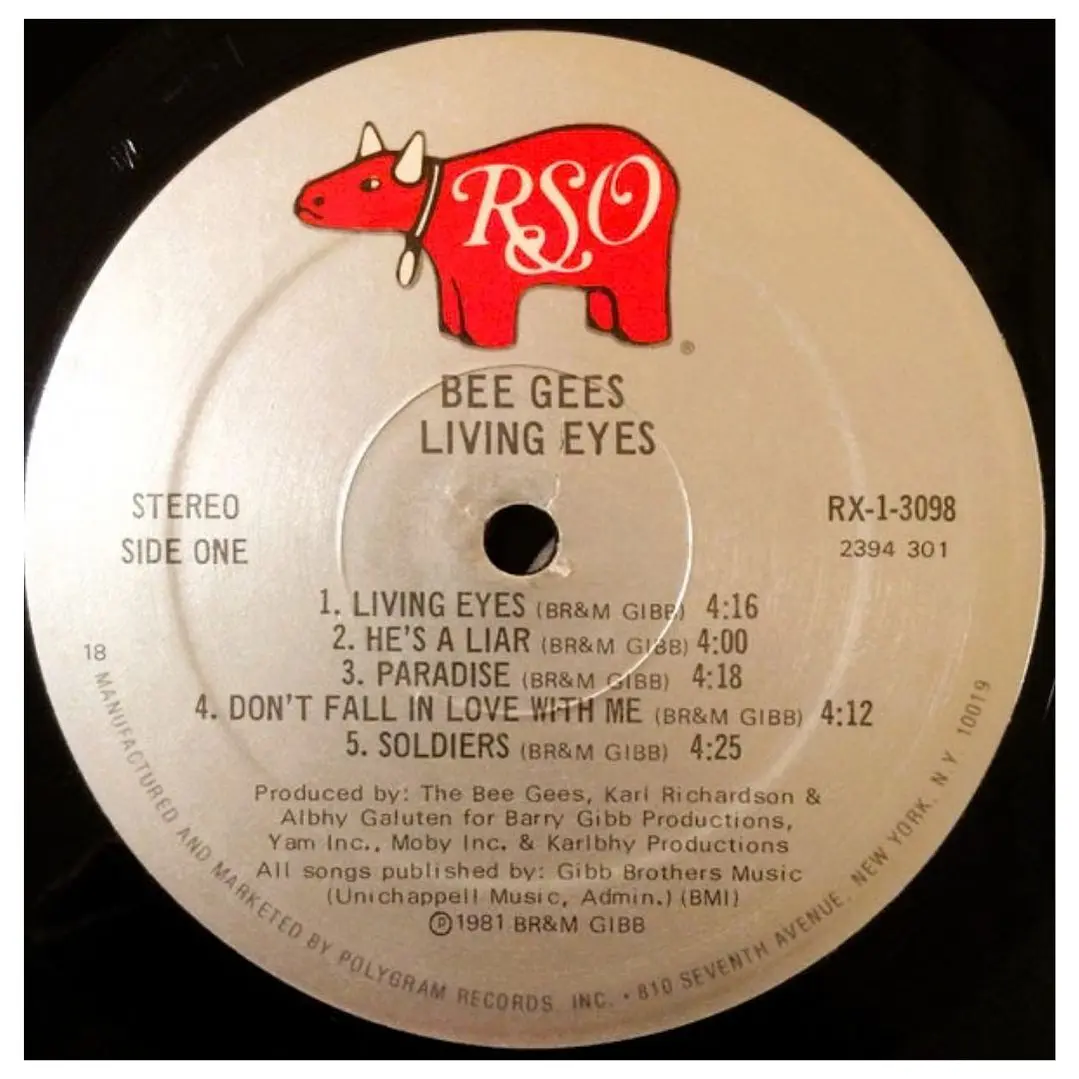 BEE GEES - LIVING EYES (GATEFOLD) / VINILO USADO 7