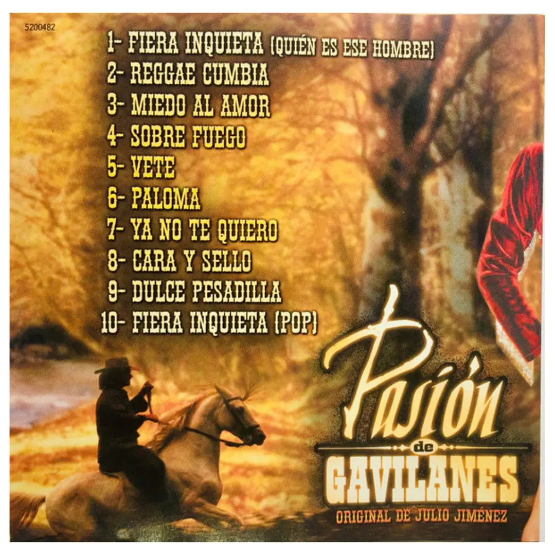 PASION DE GAVILANES - MUSICA DE LA TELENOVELA / CD 4