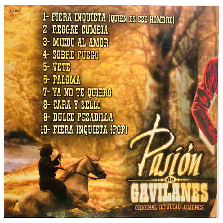 PASION DE GAVILANES - MUSICA DE LA TELENOVELA / CD 4