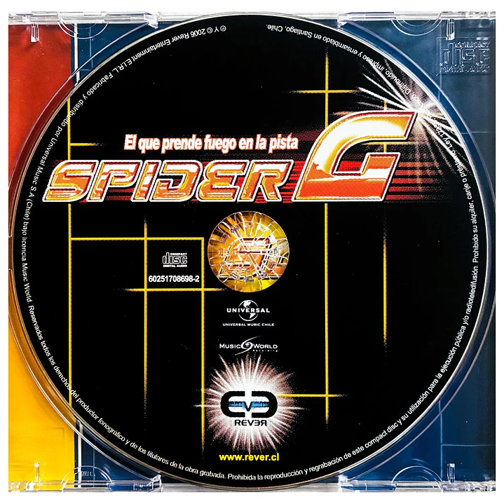 SPIDER G - EL QUE PRENDE FUEGO EN LA PISTA / CD 3