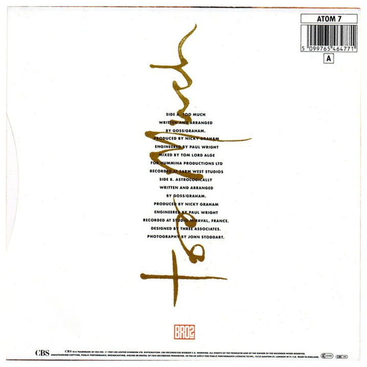 BROS - TOO MUCH / 7