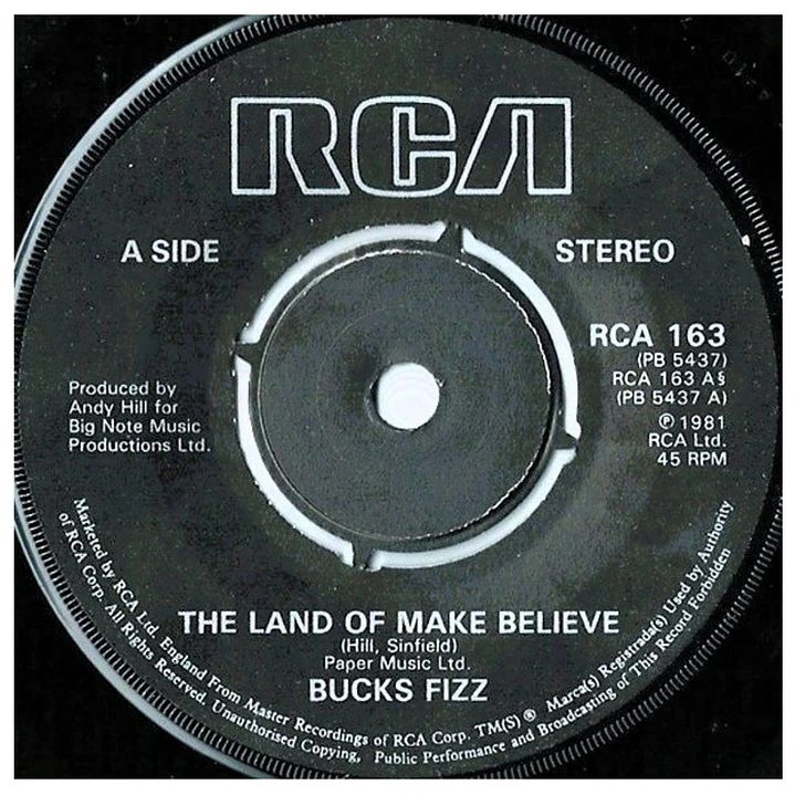 BUCKS FIZZ - THE LAND OF MAKE BELIEVE / 7
