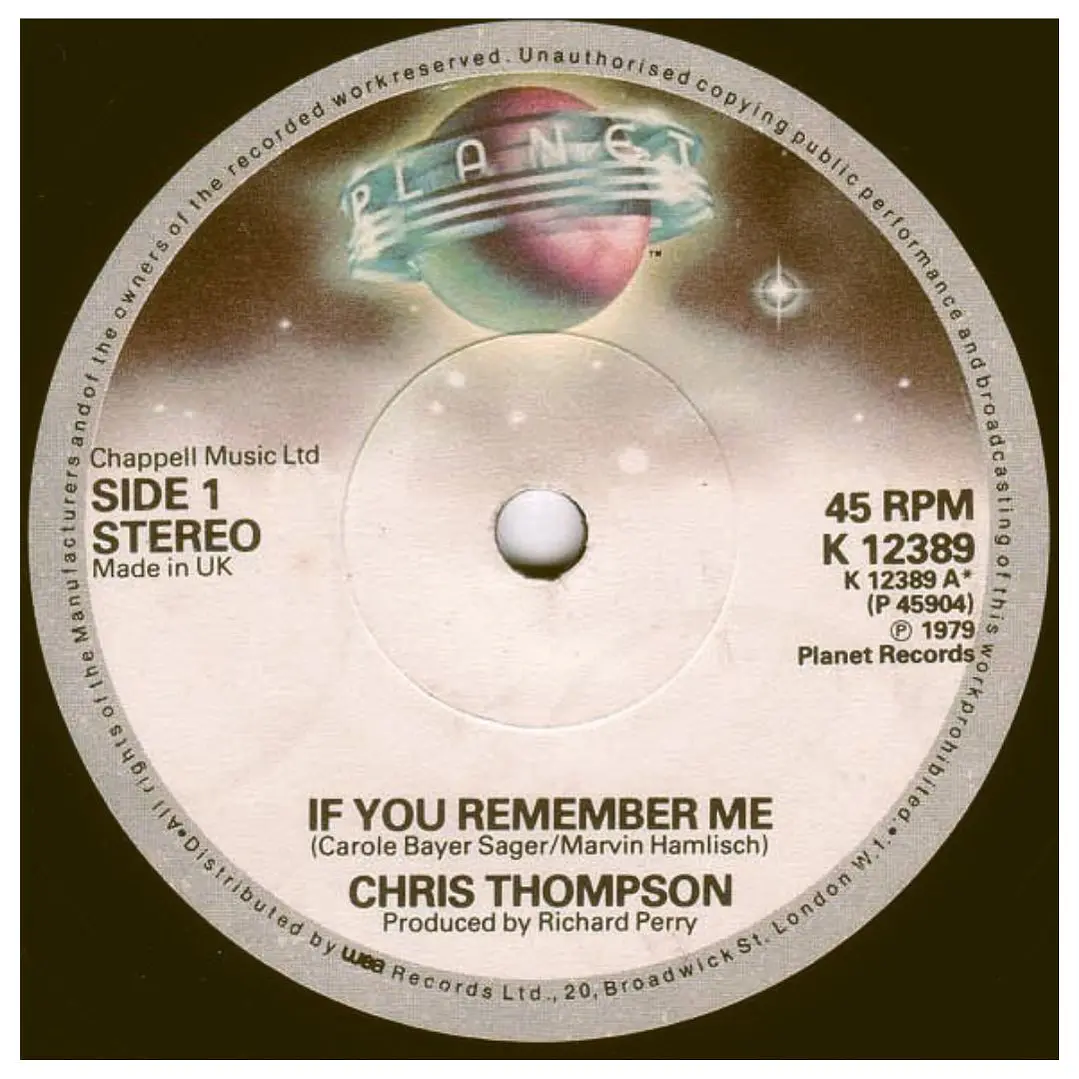 CHRIS THOMPSON - IF YOU REMEMBER ME / 7