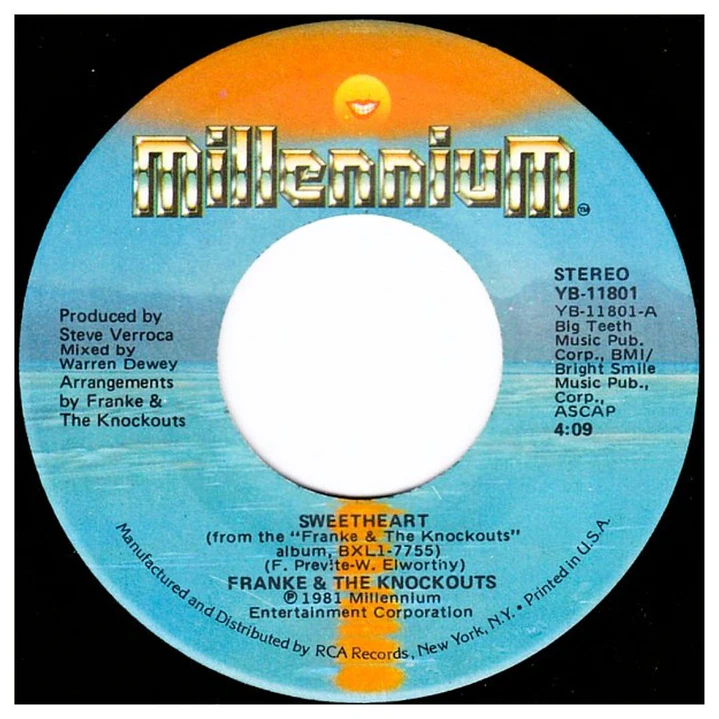 FRANKE & THE KNOCKOUTS - SWEETHEART / 7