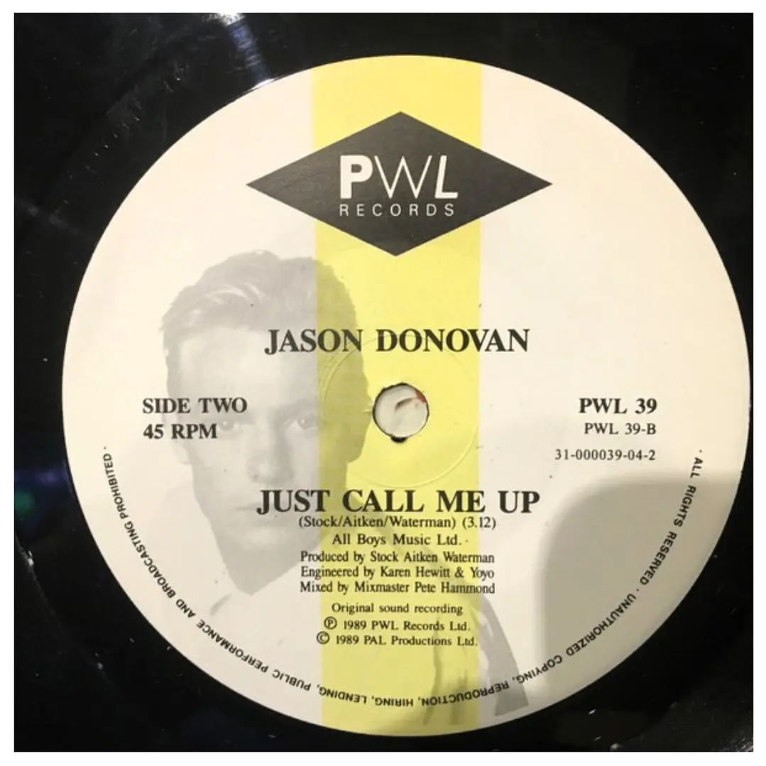 JASON DONOVAN - SEALED WITH A KISS / 7