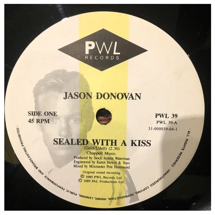 JASON DONOVAN - SEALED WITH A KISS / 7