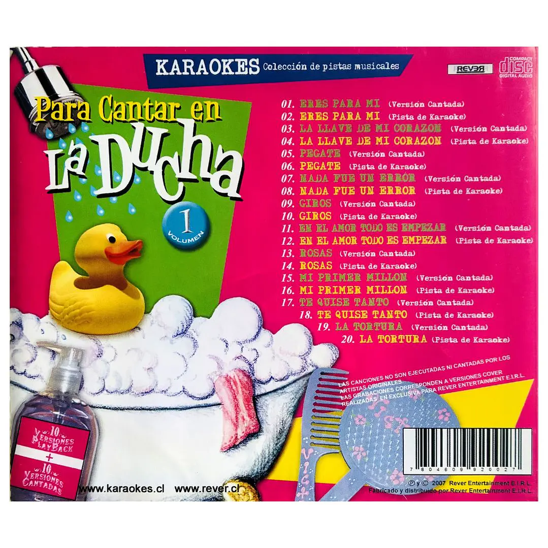 KARAOKE PARA CANTAR EN LA DUCHA - VOL.1 / CD 2
