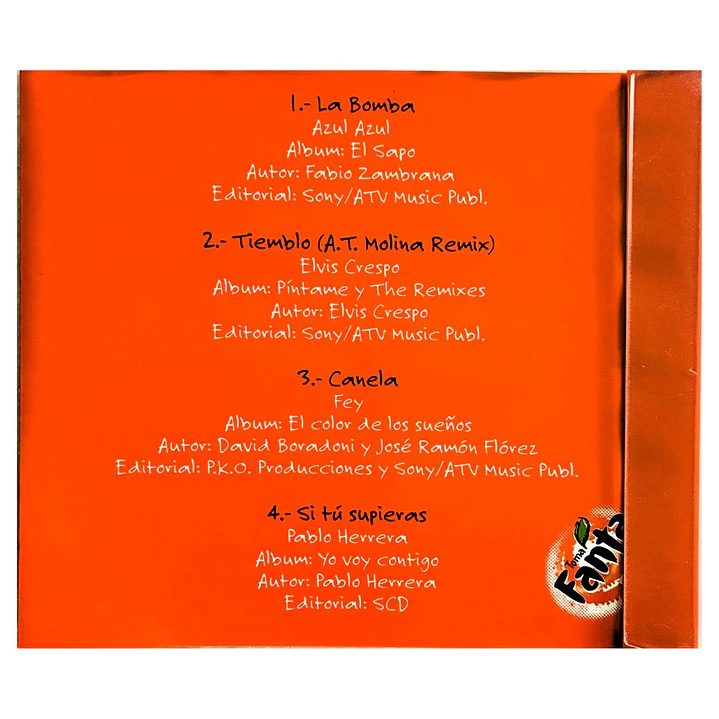 FANTA TUS CANCIONES DEL VERANO - VARIOS / CD SINGLE 2