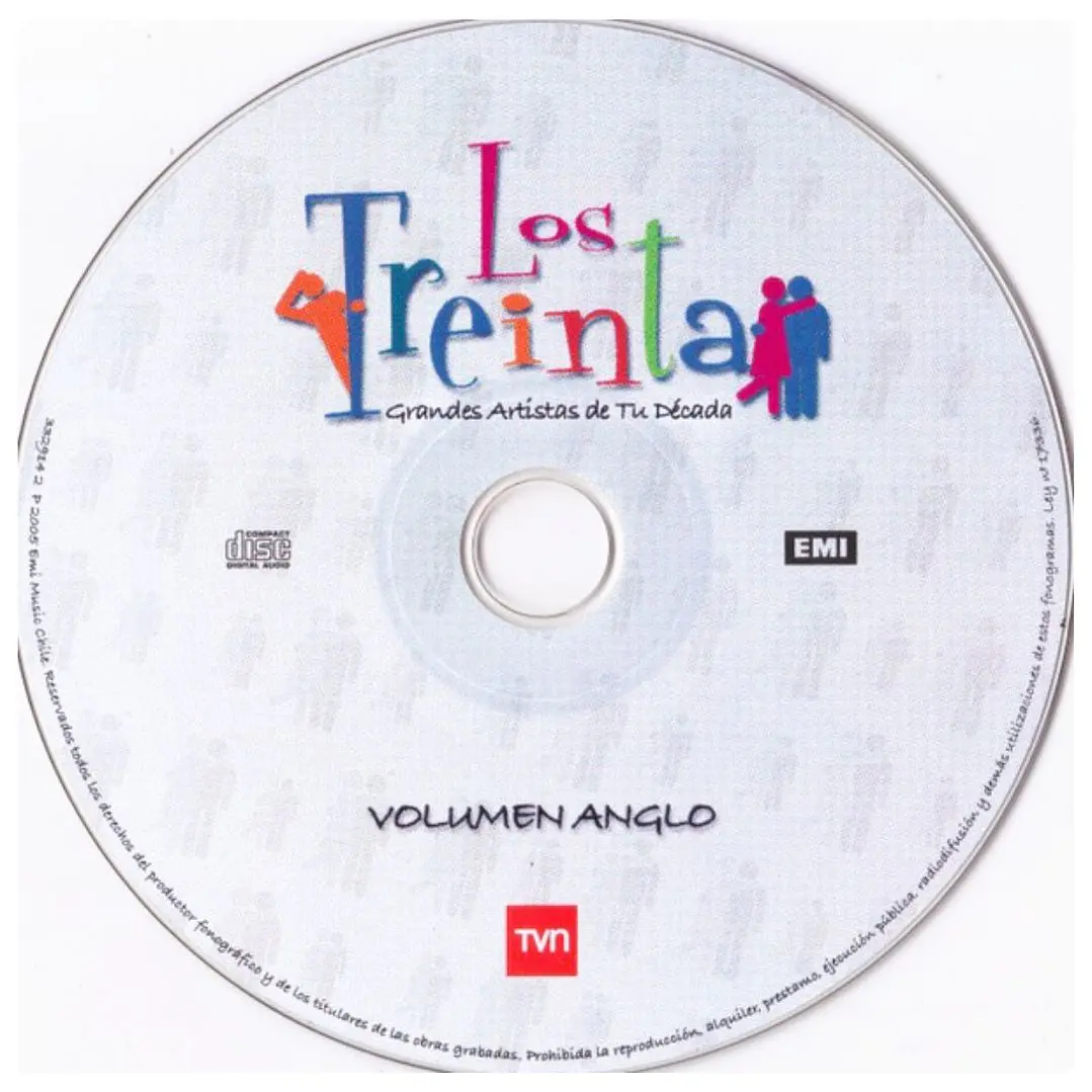 LOS TREINTA (TVN) - VOLUMEN ANGLO / CD USADO 3