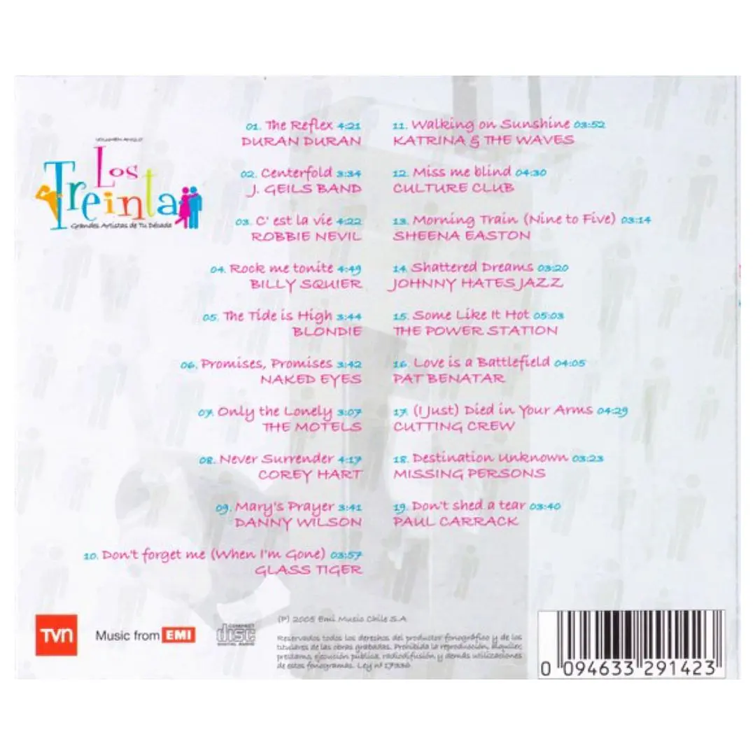 LOS TREINTA (TVN) - VOLUMEN ANGLO / CD USADO 2