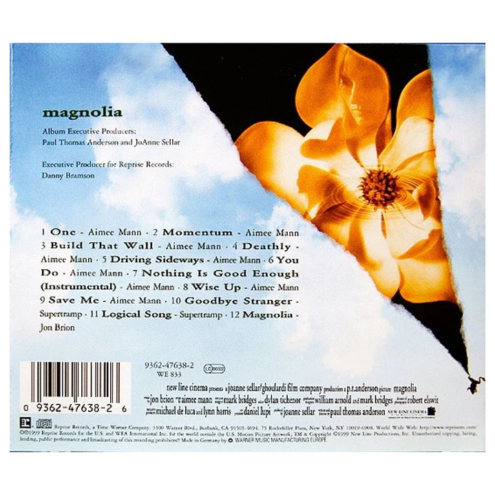 MAGNOLIA - SOUNDTRACK (AIMEE MANN) / CD USADO 2