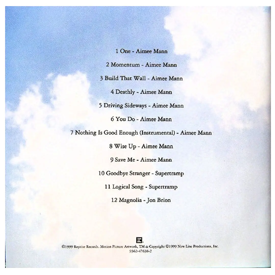 MAGNOLIA - SOUNDTRACK (AIMEE MANN) / CD USADO 4