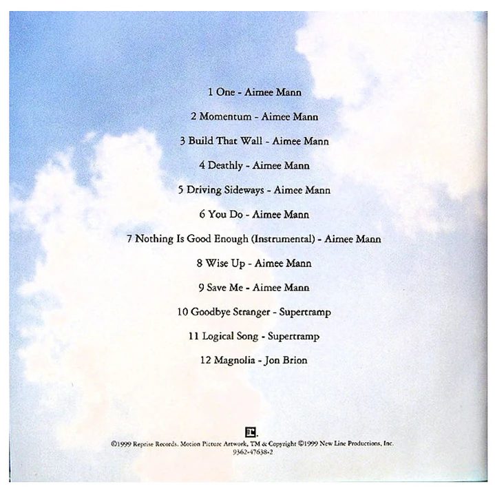 MAGNOLIA - SOUNDTRACK (AIMEE MANN) / CD USADO 4