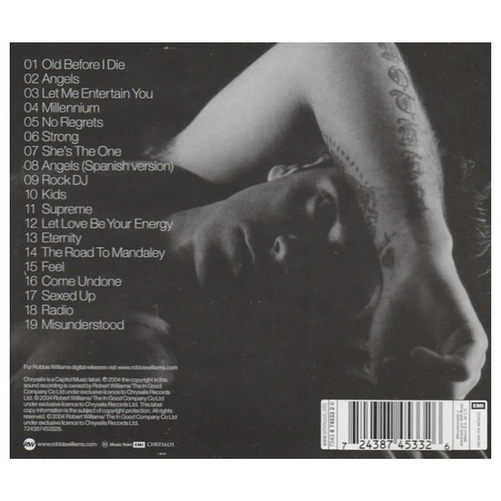 ROBBIE WILLIAMS - GREATEST HITS / CD USADO 2
