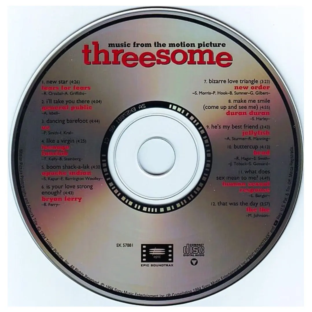 THREESOME - SOUNDTRACK / CD USADO 3