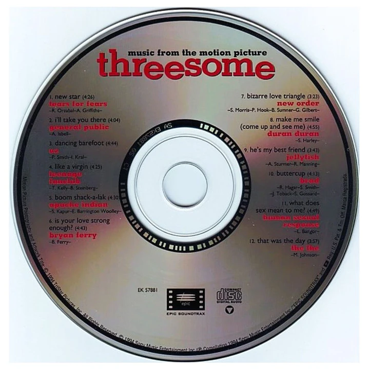 THREESOME - SOUNDTRACK / CD USADO 3