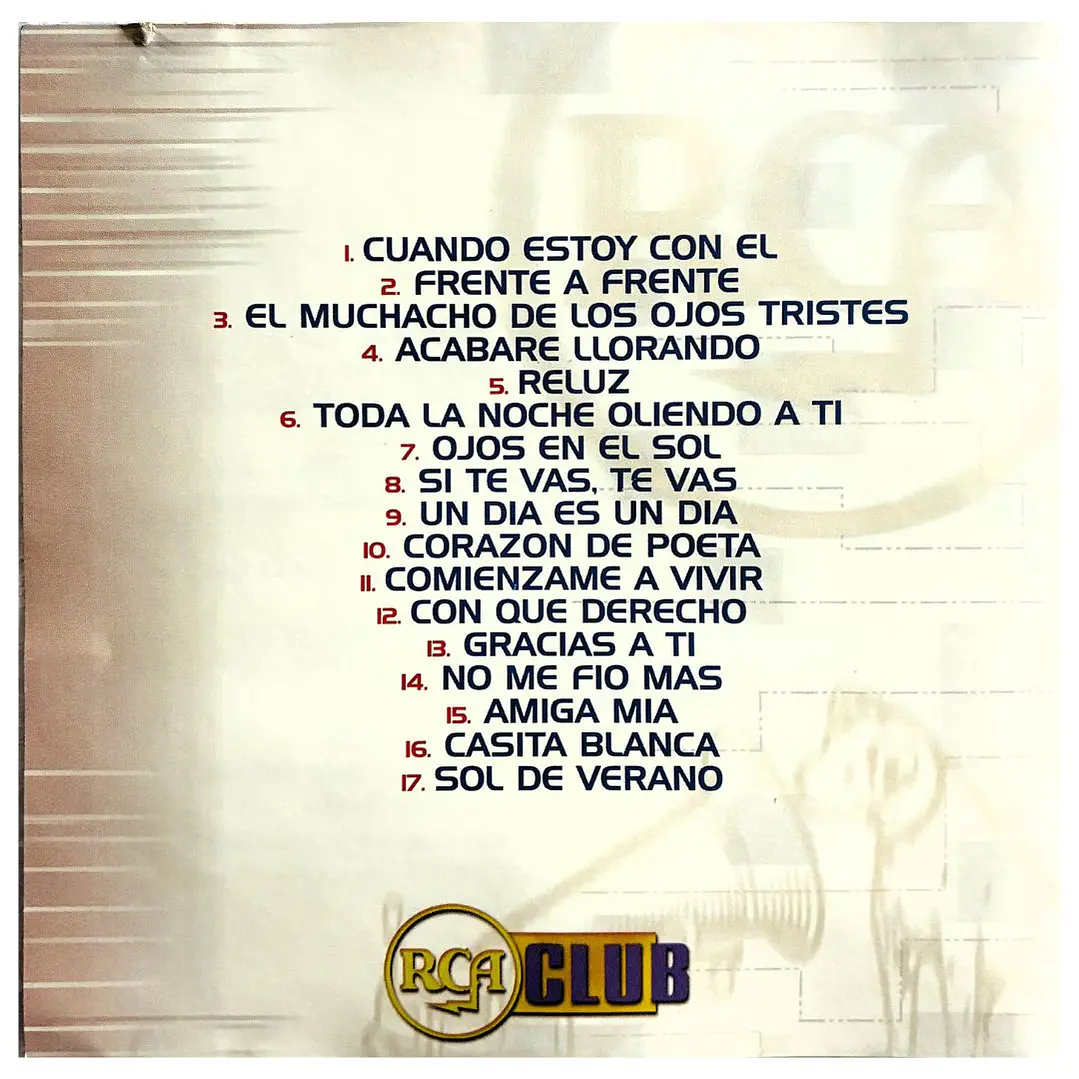 JEANETTE - RCA CLUB: GRANDES EXITOS / CD USADO 4