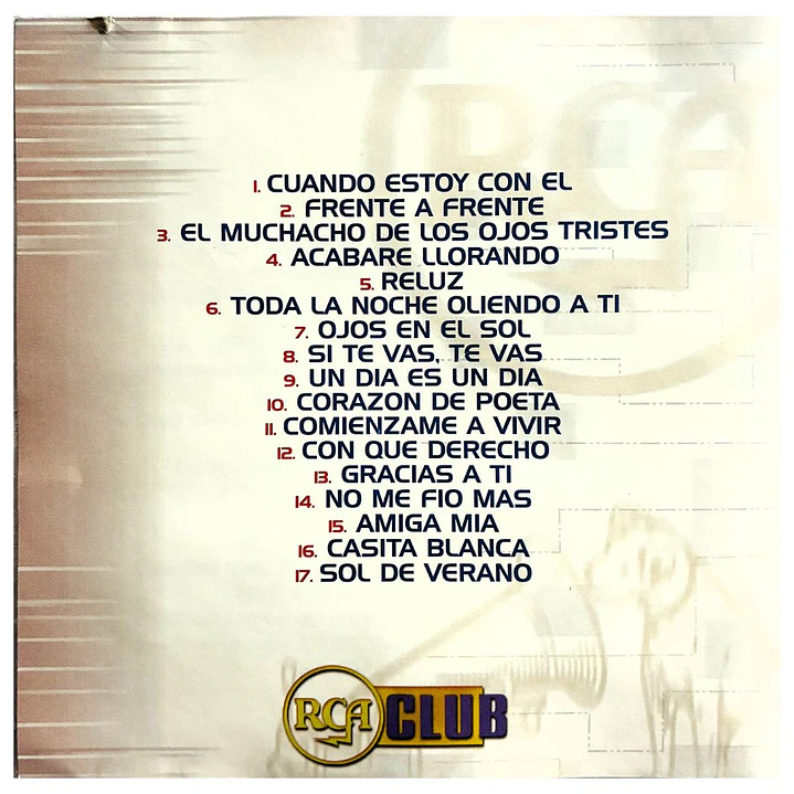 JEANETTE - RCA CLUB: GRANDES EXITOS / CD USADO 4