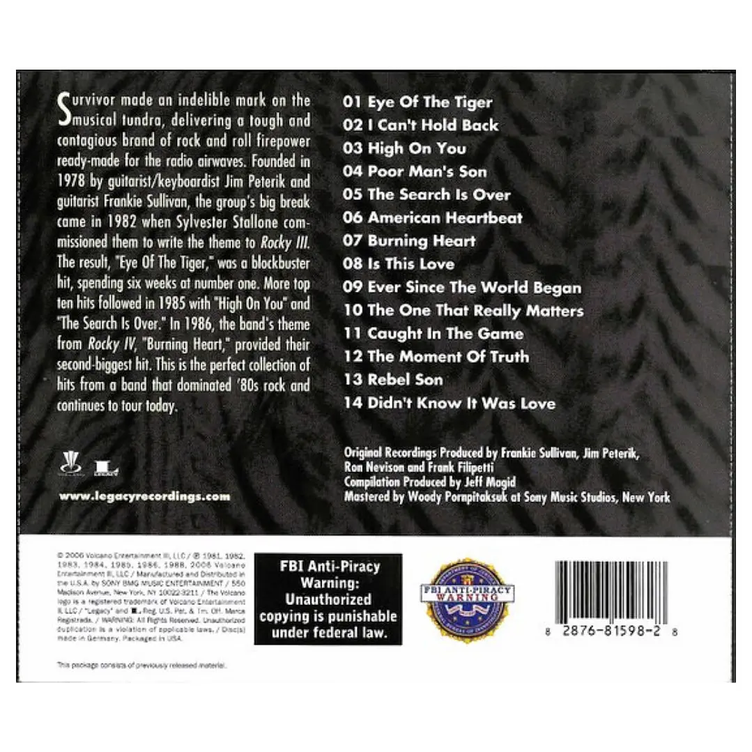 SURVIVOR - THE BEST OF / CD ABIERTO 2