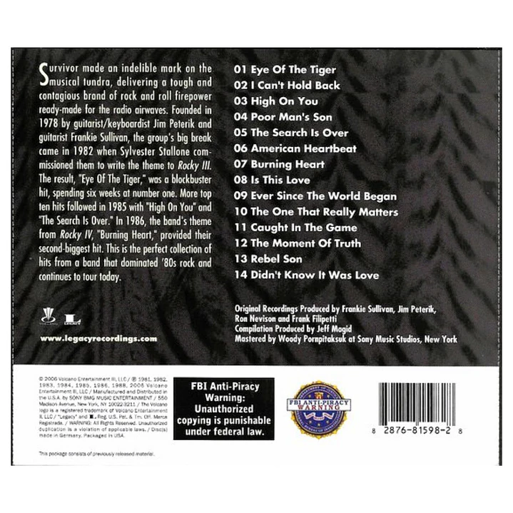 SURVIVOR - THE BEST OF / CD ABIERTO 2