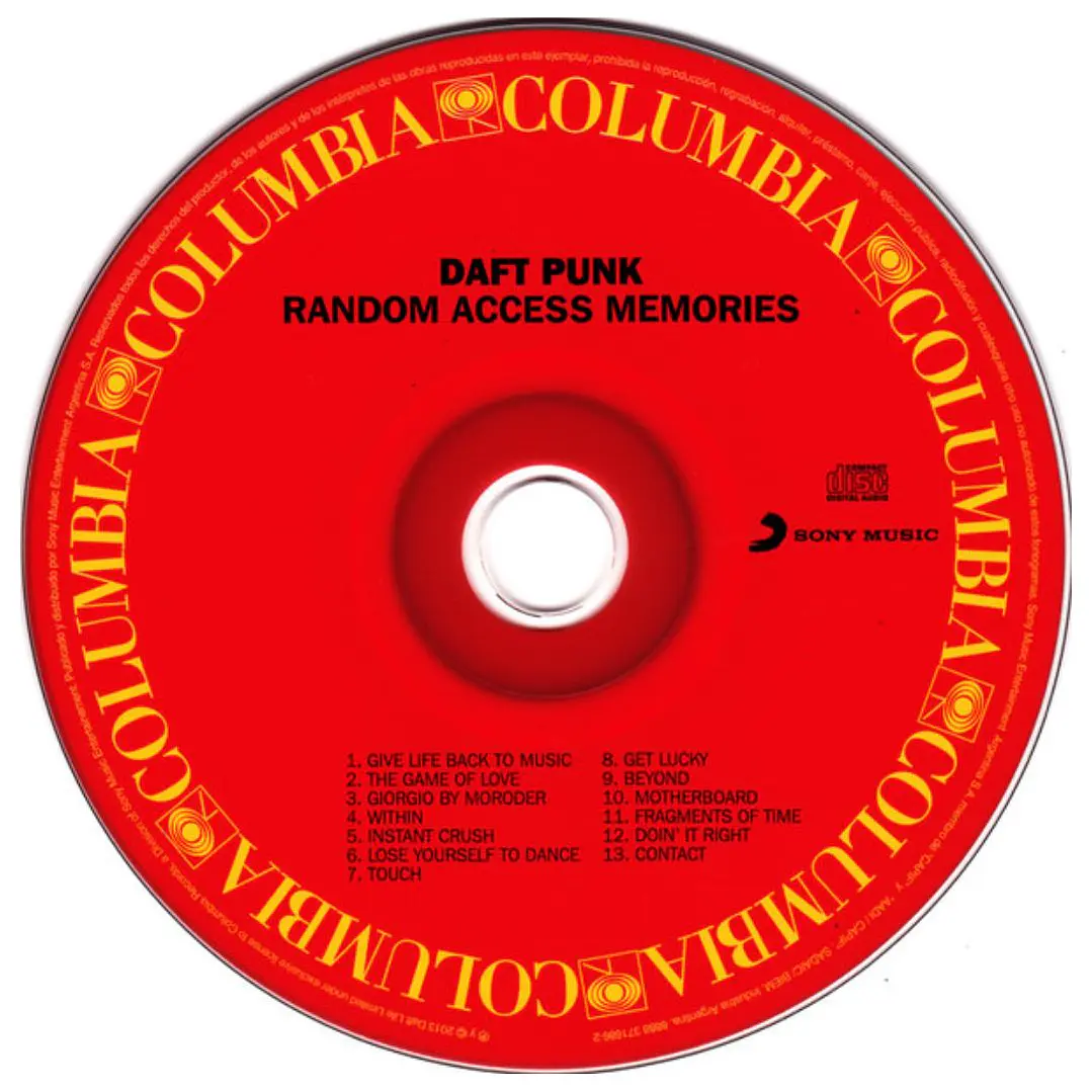 DAFT PUNK - RANDOM ACCESS MEMORIES / CD USADO 3