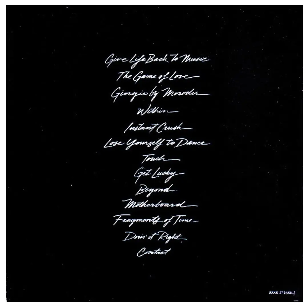 DAFT PUNK - RANDOM ACCESS MEMORIES / CD USADO 4