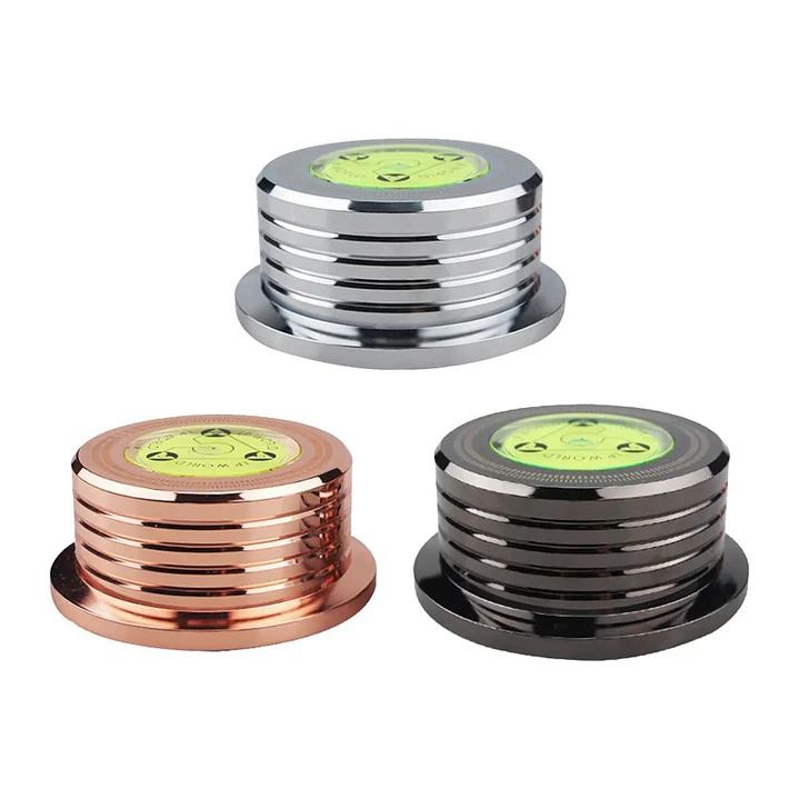 PESO ESTABILIZADOR DE VINILOS Y TORNAMESA PLATEADO 5