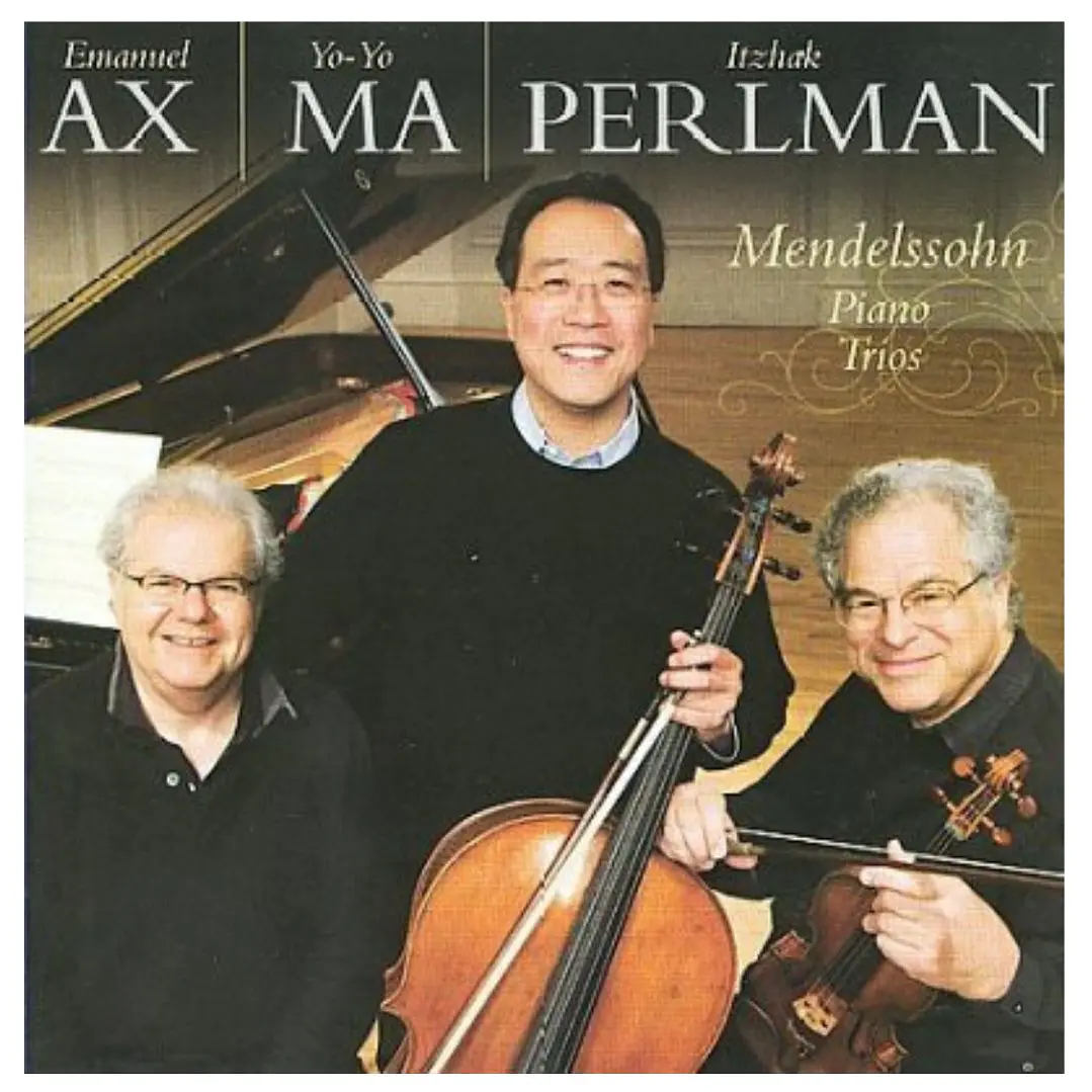 EMANUEL AX/YO-YO MA/ITZHAK PERLMAN - MENELSSOHN PIANO TRIOS / CD USADO 1