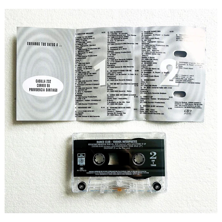 DANCE CLUB POWER MUSIC - VARIOUS / CASSETTE 6