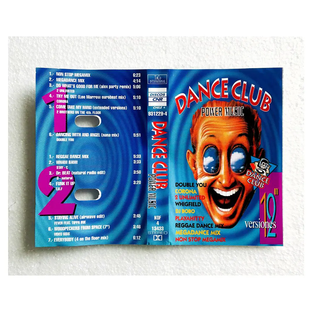 DANCE CLUB POWER MUSIC - VARIOUS / CASSETTE 4