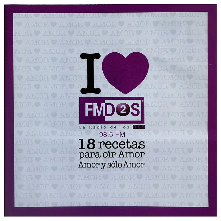 I LOVE FM2 - 18 RECETAS PARA OIR AMOR AMOR Y SOLO AMOR / CD USADO 1