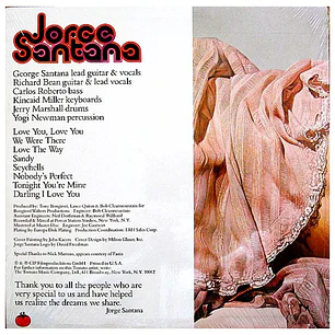 JORGE SANTANA - JORGE SANTANA / VINILO USADO