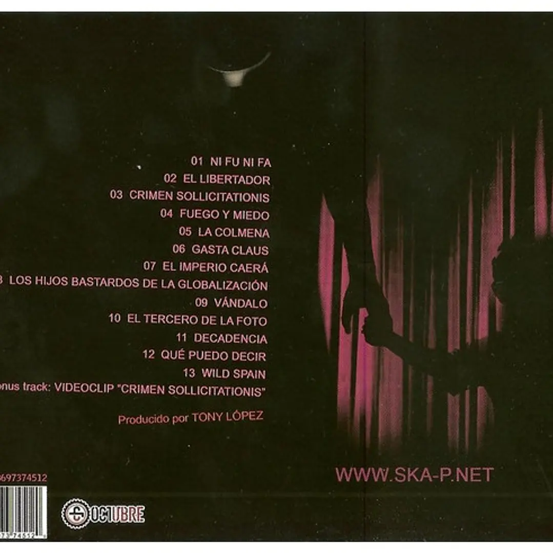 SKA-P - LAGRIMAS Y GOZOS / CD USADO 2