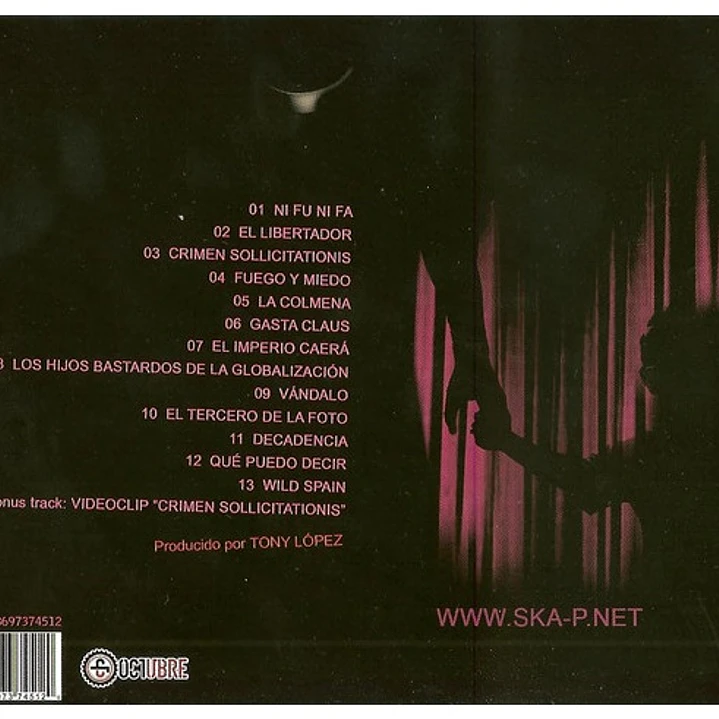 SKA-P - LAGRIMAS Y GOZOS / CD USADO 2
