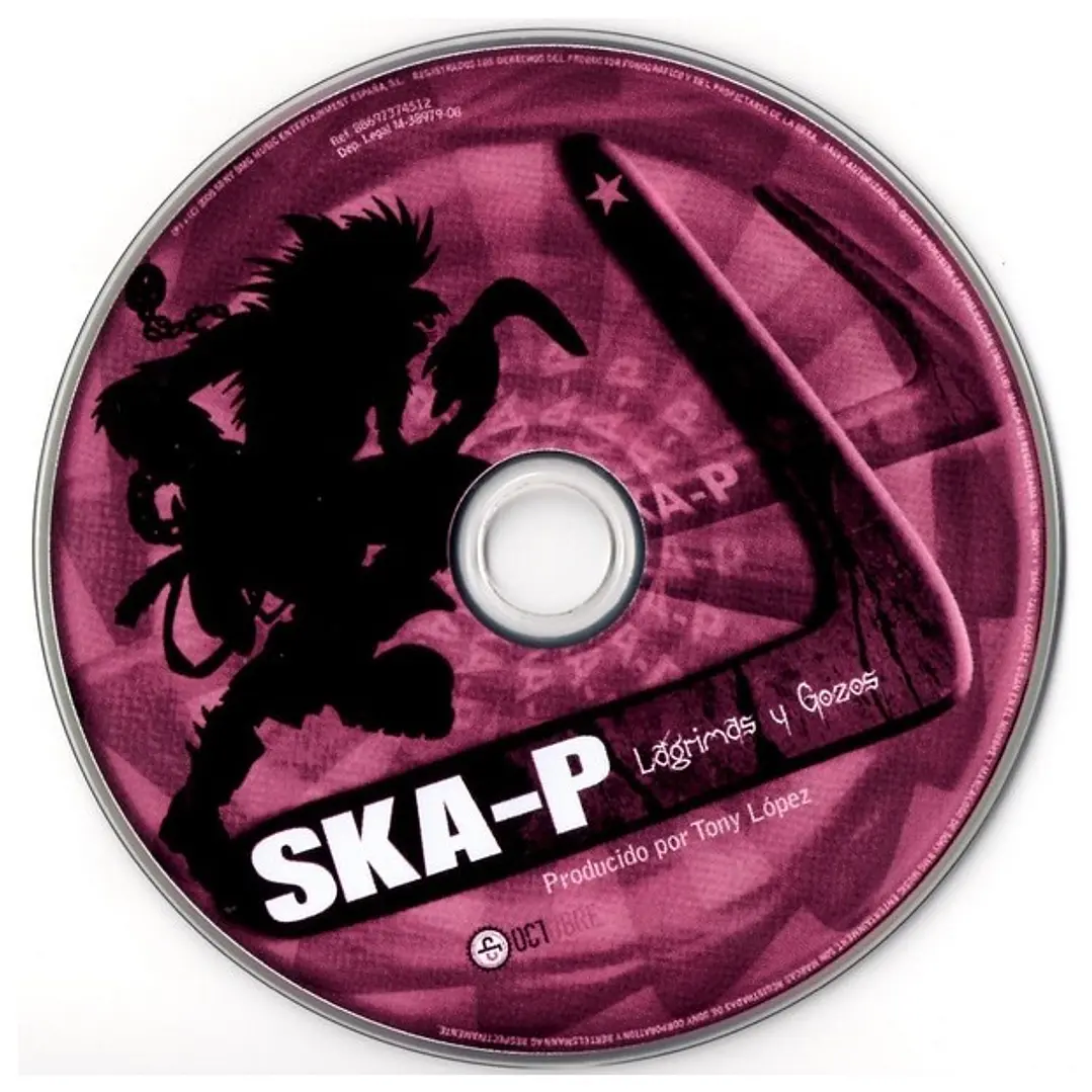 SKA-P - LAGRIMAS Y GOZOS / CD USADO 3