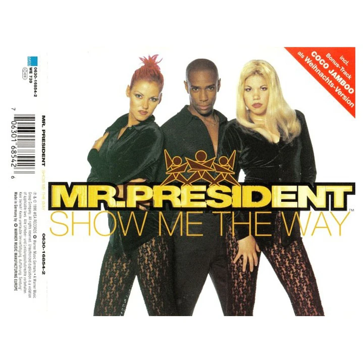 MR. PRESIDENT - SHOW ME THE WAY / CD SINGLE USADO 4