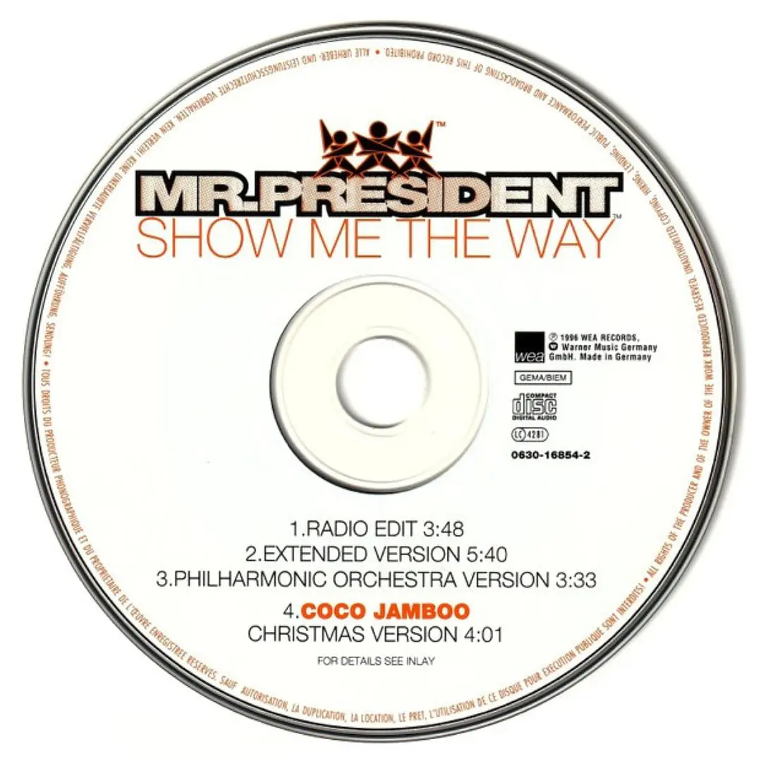 MR. PRESIDENT - SHOW ME THE WAY / CD SINGLE USADO 3