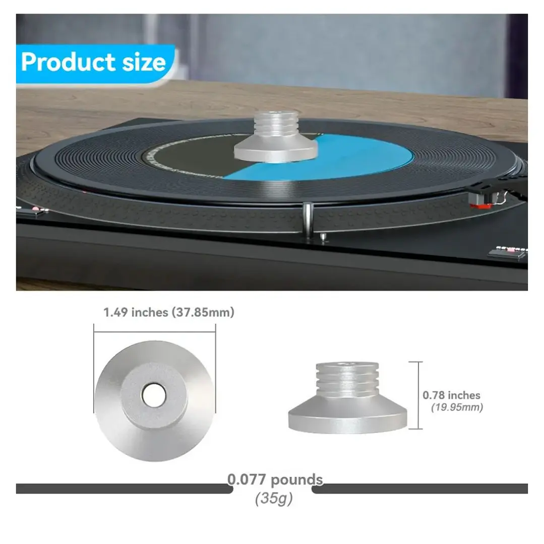 ADAPTADOR METALICO PARA VINILOS 7