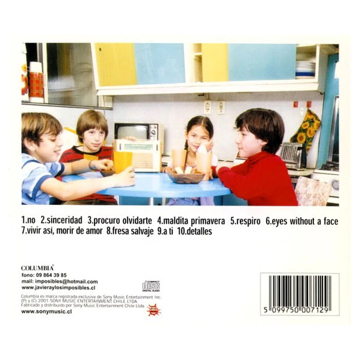 JAVIERA Y LOS IMPOSIBLES - AM / CD USADO 3