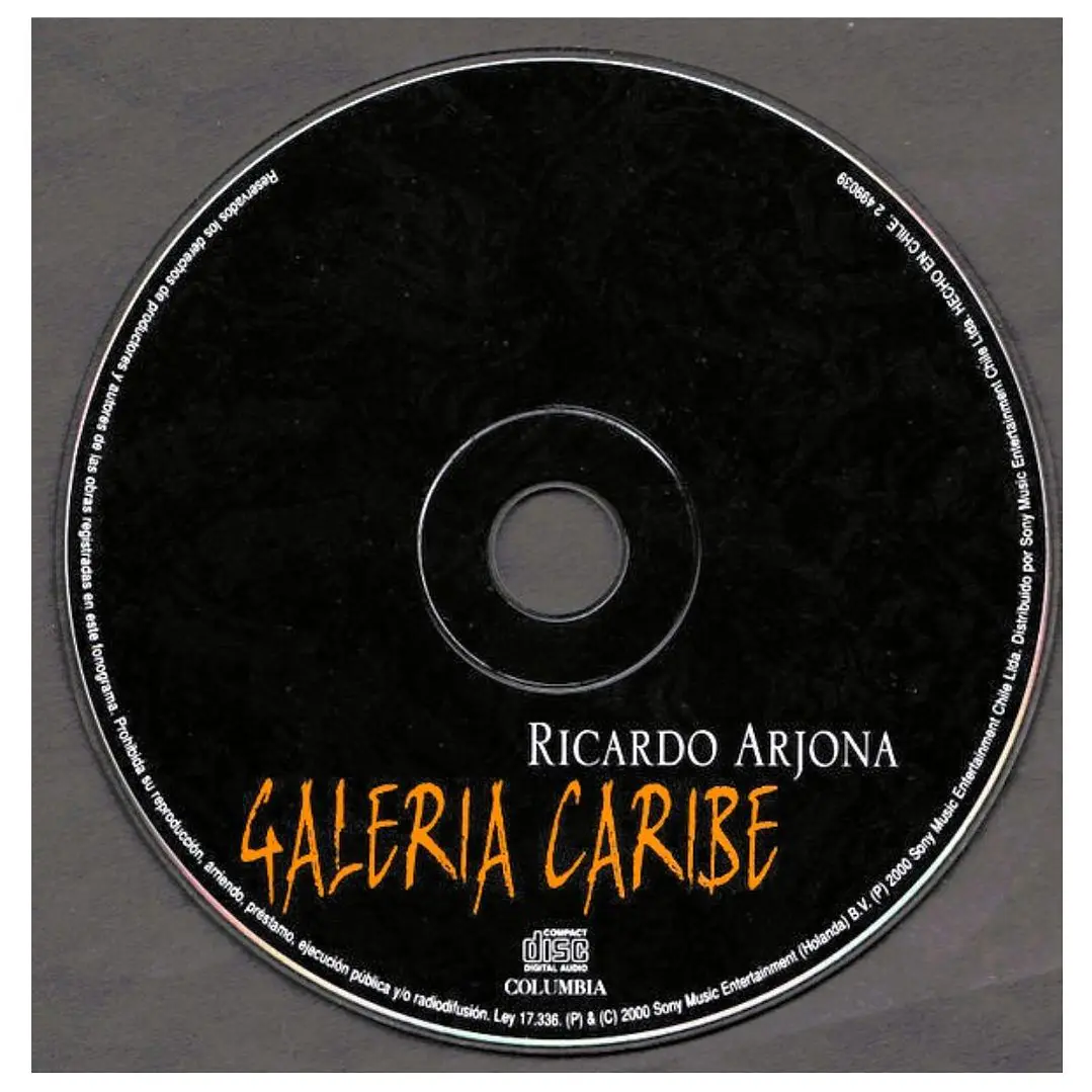 RICARDO ARJONA - GALERIA CARIBE / CD USADO 3