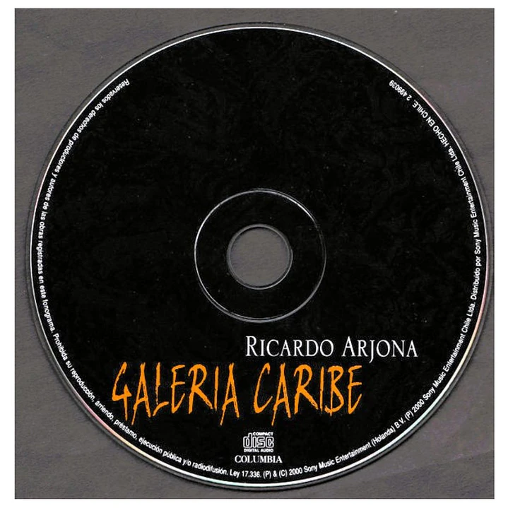 RICARDO ARJONA - GALERIA CARIBE / CD USADO 3