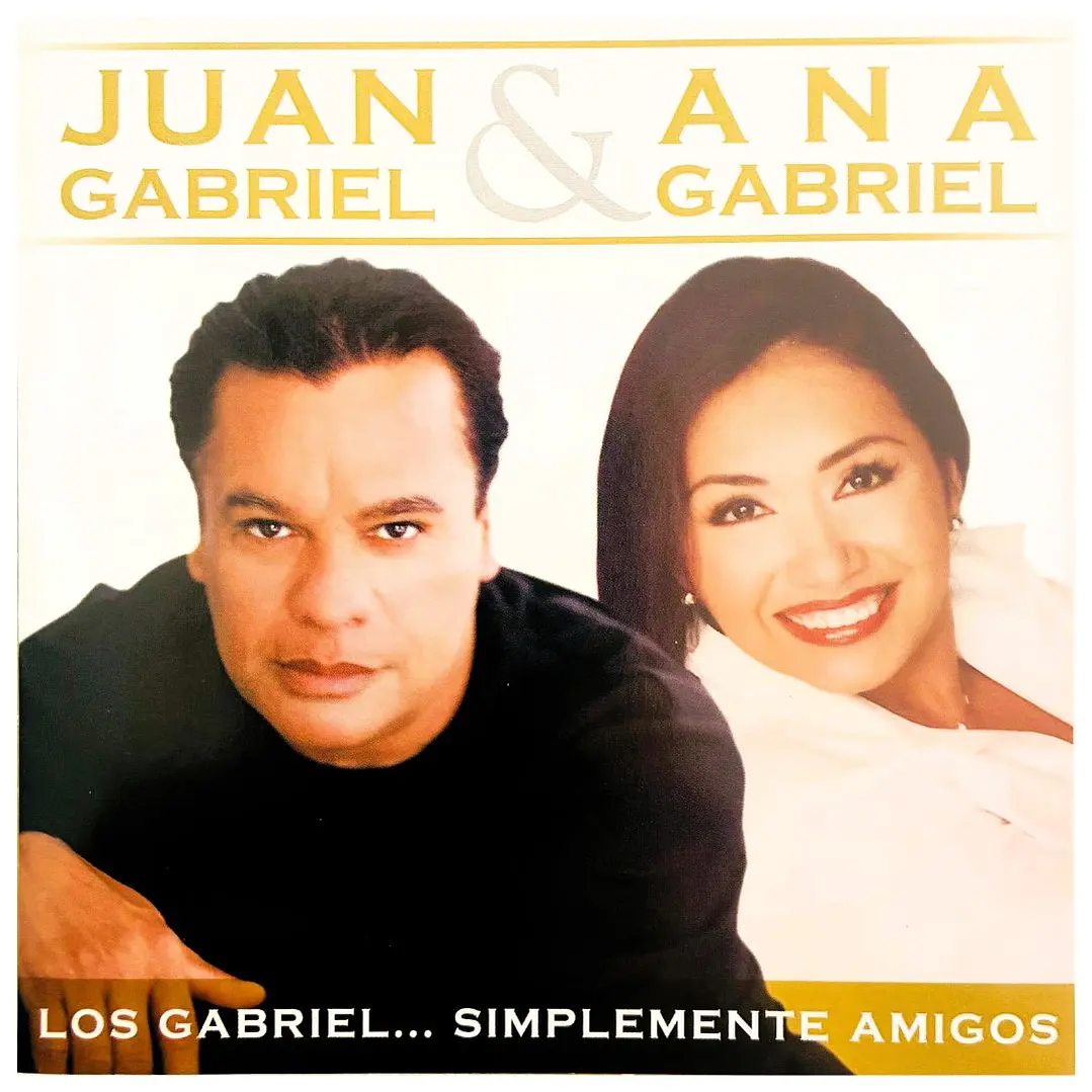 JUAN GABRIEL Y ANA GABRIEL - LOS GABRIEL...SIMPLEMENTE AMIGOS / CD USADO  1