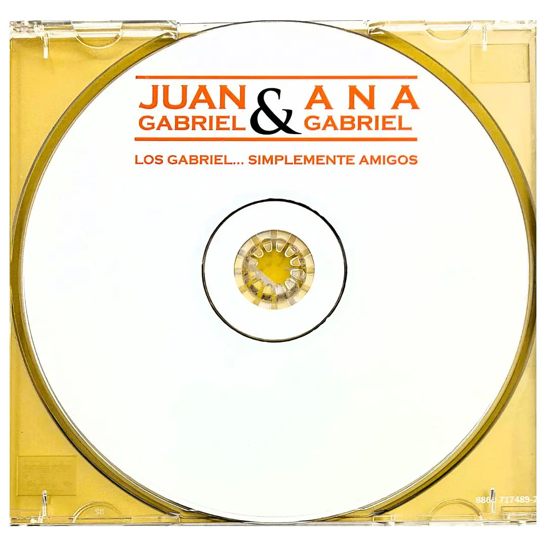 JUAN GABRIEL Y ANA GABRIEL - LOS GABRIEL...SIMPLEMENTE AMIGOS / CD USADO  3