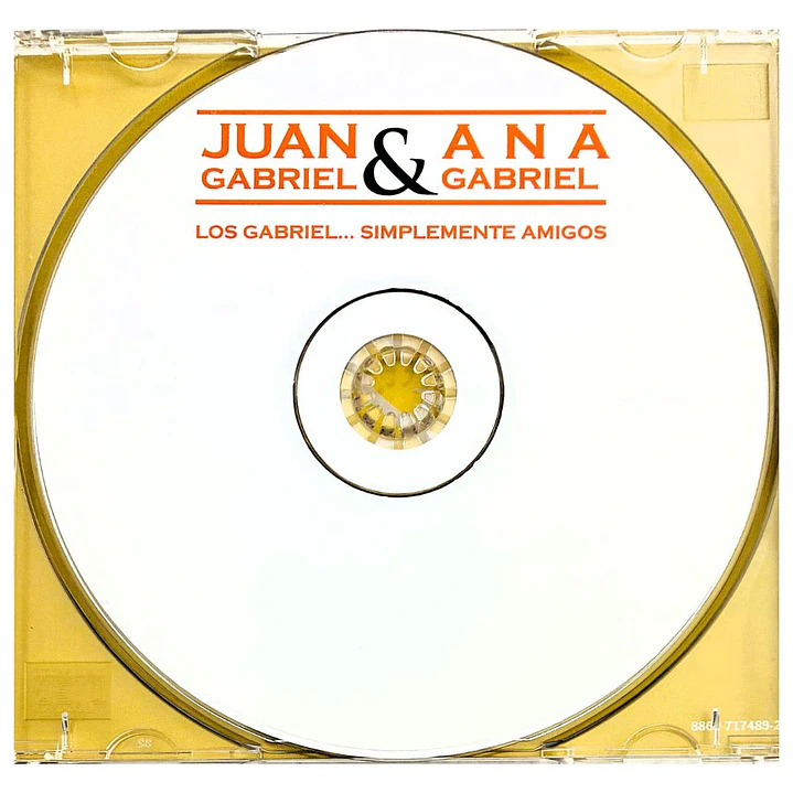 JUAN GABRIEL Y ANA GABRIEL - LOS GABRIEL...SIMPLEMENTE AMIGOS / CD USADO  3