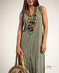 Vestido comprido em algodão Alba  - Thumbnail 2